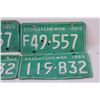 Image 3 : (2) Pairs of 1969 Saskatchewan Licence Plates