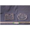 Image 1 : (2) Clear Glass Candy Dishes