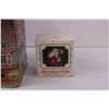 Image 3 : Candle Tin and (2) Christmas Ornaments