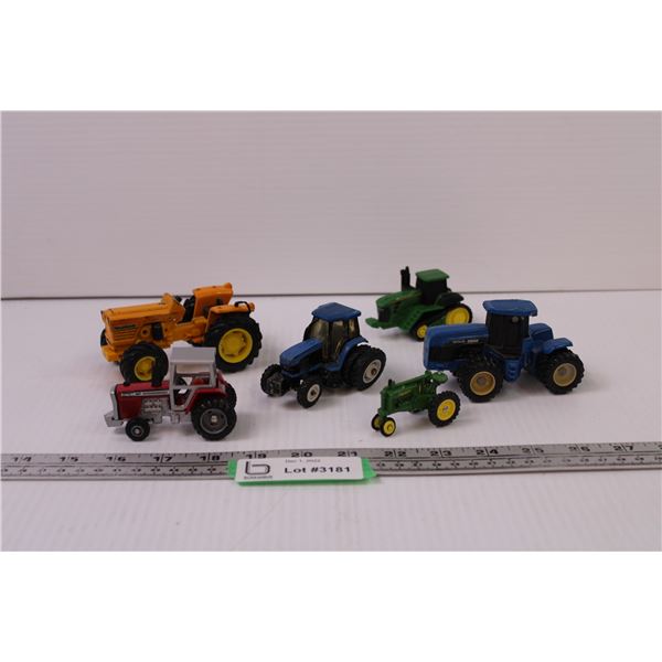 (6) Assorted Toy Tractors