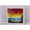Image 2 : Painted Tile + Decorative Dish