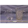 Image 1 : (2) Clear Glass Pitchers