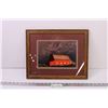 Image 1 : Stormy Barn framed picture - covered over writing on back