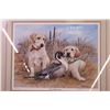 Image 2 : *Framed print “Great Beginnings” (24x27) Dogs with Duck