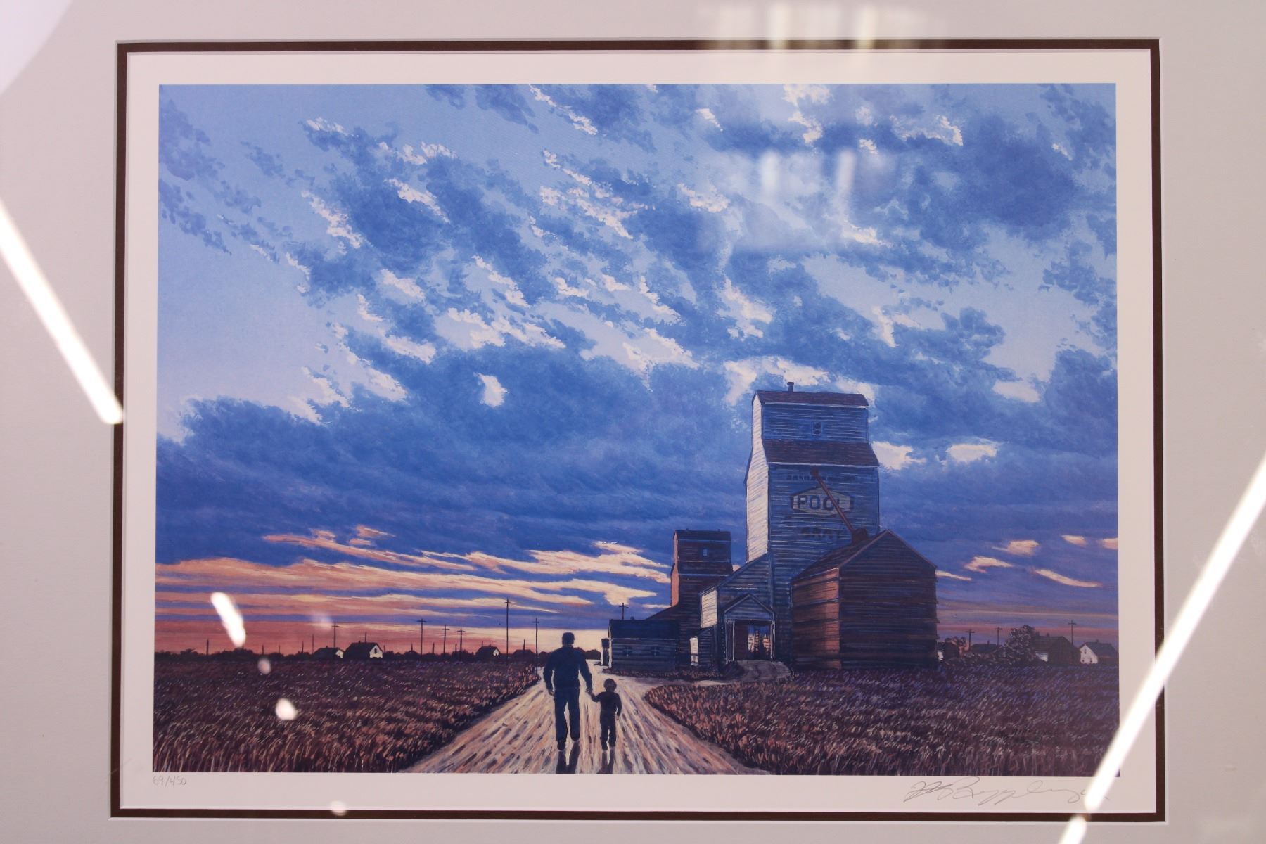 Henry Ripplinger Framed Henry Ripplinger Print #/450 - “Prairie Sunset” (23.5x19) Grain ...