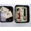 Image 2 : Collectible Betty Boop Tin with Watch and Ornament + plush doll