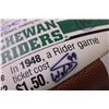 Image 10 : Autographed Saskatchewan Roughriders - CO-OP game day commemorative football