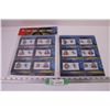 Image 1 : 2X THE BID PRICE - NHL Stamps Card Sets (Gretzky, Howe, Orr, Richard)