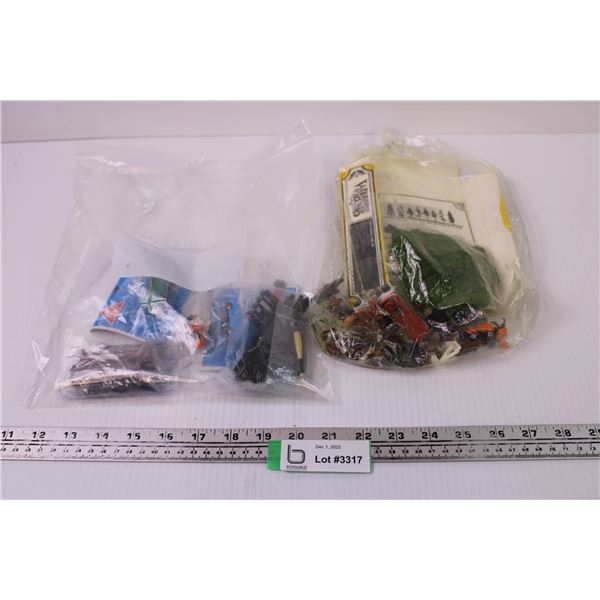 (2) Bags of Model Accessories