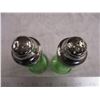 Image 5 : Uranium glass Salt & Pepper shakers