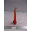 Image 1 : Art glass vase - 11.5" tall