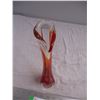 Image 2 : Art glass vase - 11.5" tall