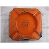 Image 2 : Enamel Ashtray - Club orange