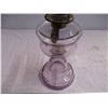 Image 2 : Purple glass oil lamp with chimney