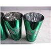 Image 3 : (4) Glass roughriders cups
