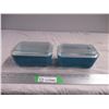 Image 1 : 2X THE BID PRICE - Pyrex refrigerator dishes with lids