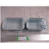 Image 2 : 2X THE BID PRICE - Pyrex refrigerator dishes with lids