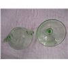 Image 6 : Uranium glass dish with lid