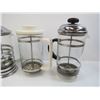 Image 2 : (3) Coffee Presses - Coffee Grinder
