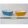 Image 1 : 2X THE BID PRICE - (2) Pyrex Dishes with Lids