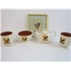 Image 4 : Teapot & Cups - Vintage Wade Bowl (has chip) - Collector spoons - Picture
