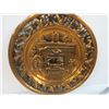 Image 2 : Copper Plate - Copper Water Jug - (2) Serving Dish Holders