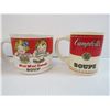 Image 2 : No Chips or Cracks - (2) Campbell Soup Cups - Campbell Soup Bowl with Lid