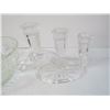 Image 2 : Pinwheel Crystal Bowl - Candle Stick Holders