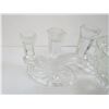 Image 3 : Pinwheel Crystal Bowl - Candle Stick Holders