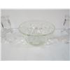 Image 5 : Pinwheel Crystal Bowl - Candle Stick Holders