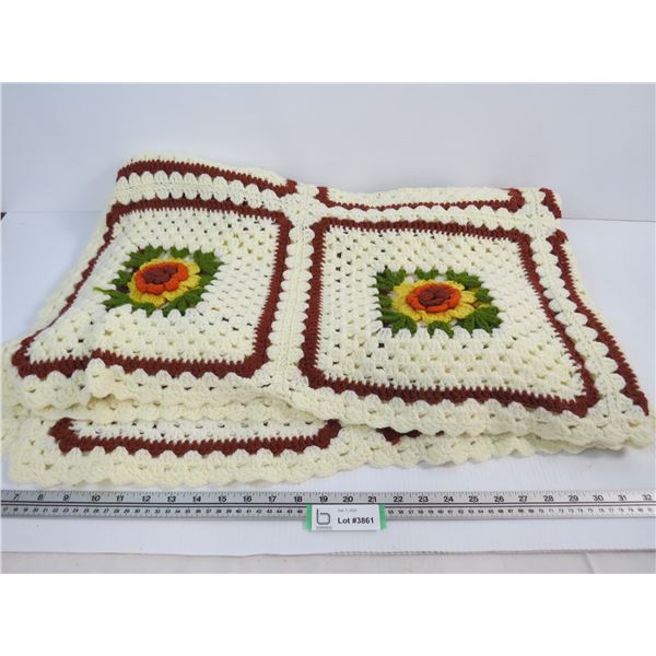 Crochet Blanket (approx 5' x 5')