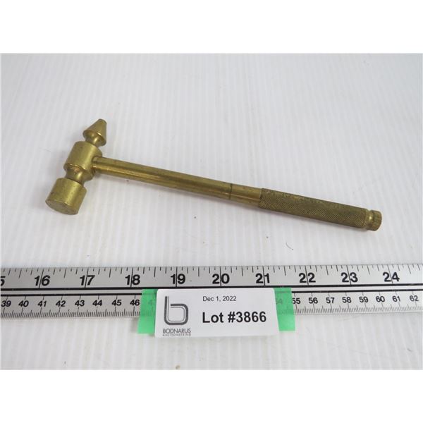 Brass Hammer with Screwdrivers Inside