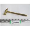 Image 1 : Brass Hammer with Screwdrivers Inside