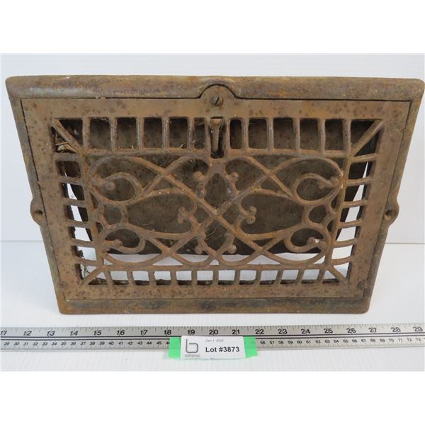 Cast Iron Hot Air Register Cover