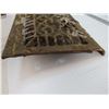 Image 2 : (2) Antique Hot Air Register Covers (Lg one is broken) - (Sm one is missing parts)