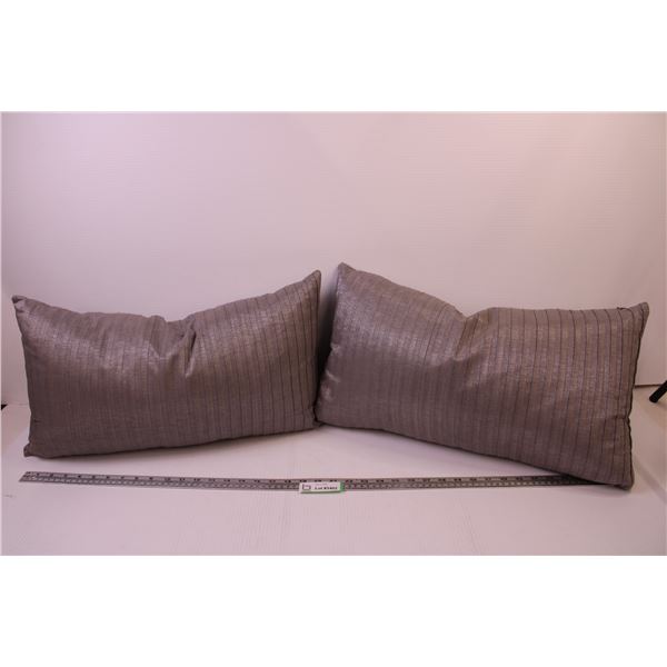(2) Decorative Throw Pillows