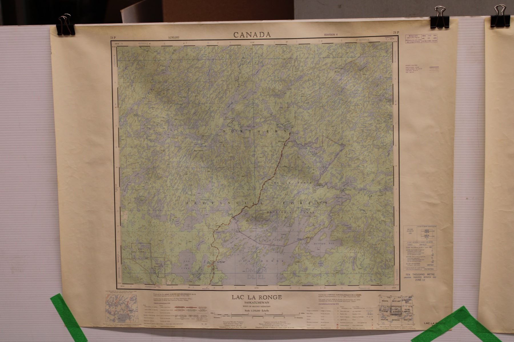 (2) Maps (Lac La Ronge and Wapawekka) - Bodnarus Auctioneering