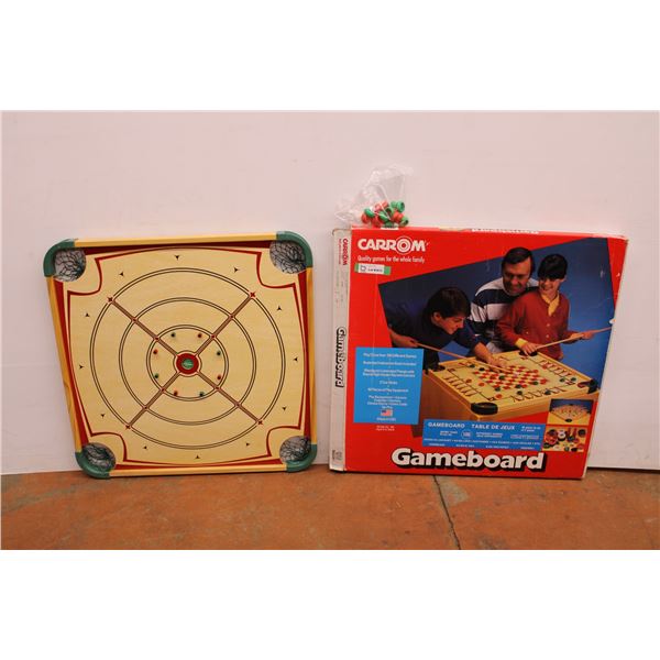 *Carrom Crokinole Multi-Game Board