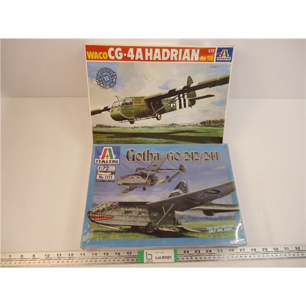 (2) 1:72 CG-4A HADRIAN and Gotha G)-242/244(sealed)