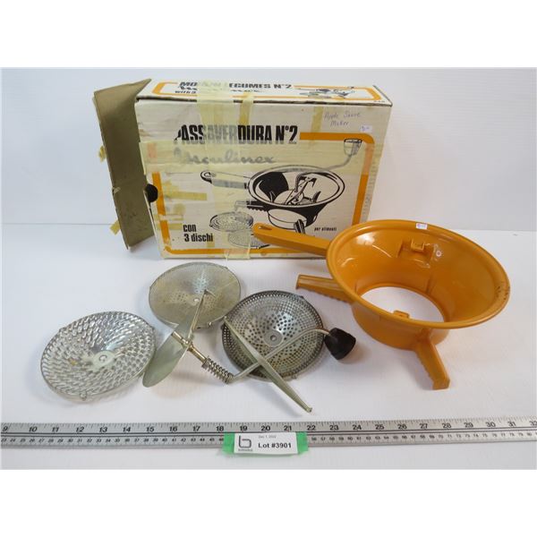 Vintage Moulinex Applesauce Maker (in box)