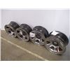 Image 1 : *4X THE BID PRICE - Steel 5-spoke chrome rims - 17x8
