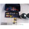 Image 3 : (3) Propane tanks with small fishing tackle box