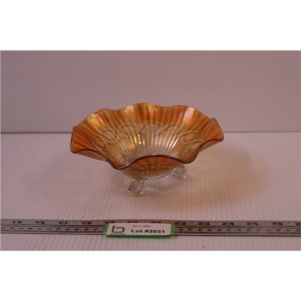 Carnival Glass Candy Dish
