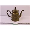 Image 1 : Vintage Brass Coffee Pot