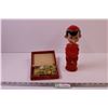 Image 1 : Vintage Puzzle Blocks in Box + Pinocchio Bubble Bath (Made in Toronto)
