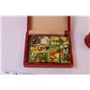Image 2 : Vintage Puzzle Blocks in Box + Pinocchio Bubble Bath (Made in Toronto)