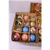 Image 2 : (3) Boxes of Vintage Christmas Ornaments + Package of Bows