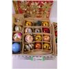 Image 3 : (3) Boxes of Vintage Christmas Ornaments + Package of Bows