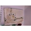 Image 2 : (30) Assorted Christmas Decorations + Lights + Table Cloth