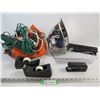 Image 1 : Iron (works) - (2)Tape Dispensers - 3 Hole Punch - Stapler - Cords - Tera Gear Bag